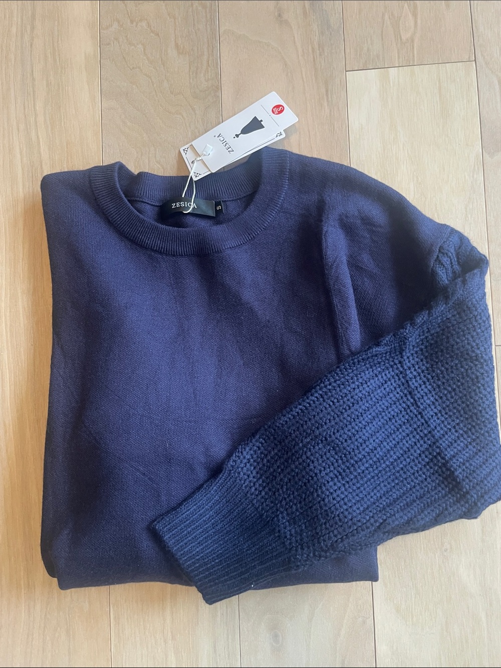 Zesica Navy Women's Knit Sweater